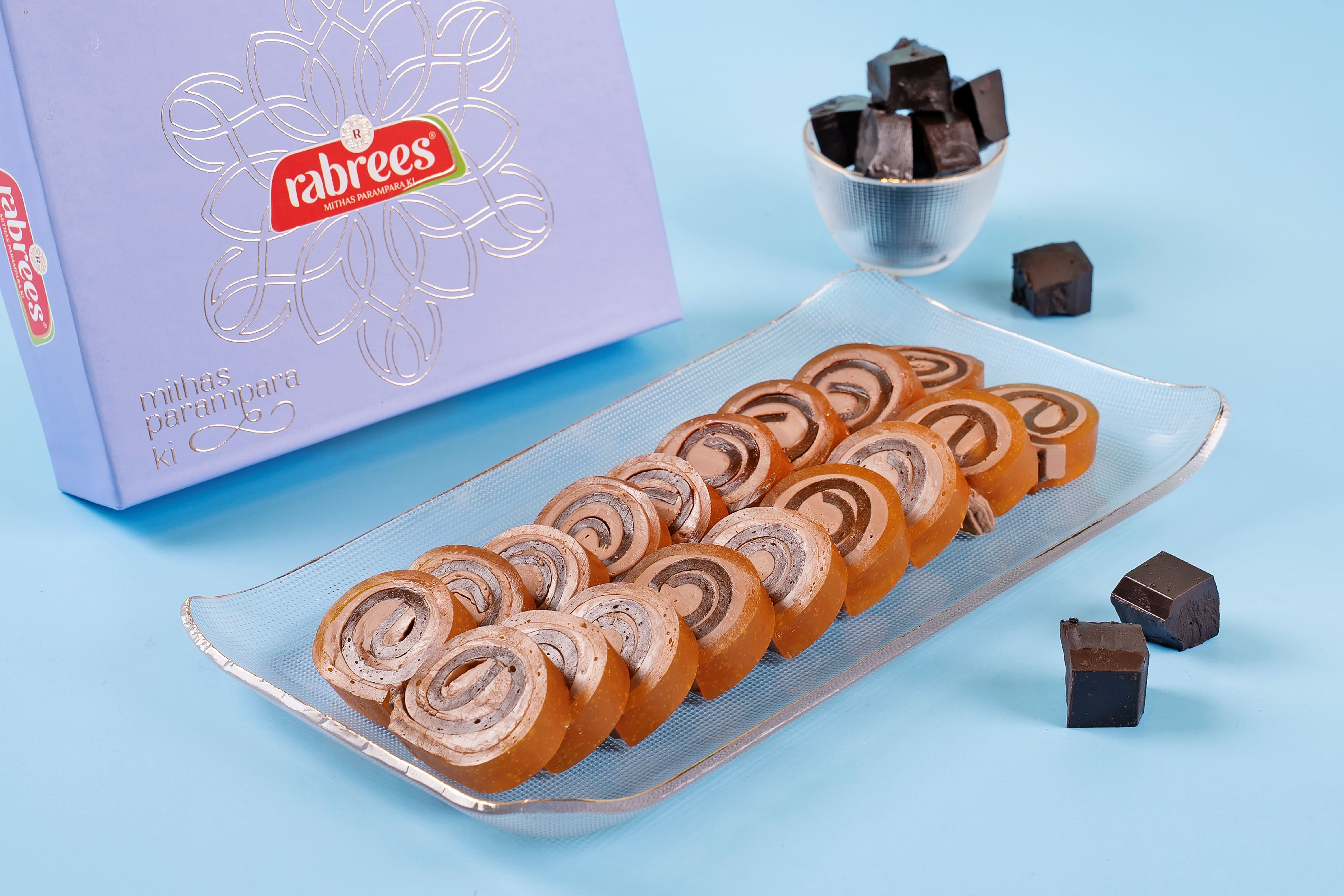 Chocolate Aam Papad Roll 
